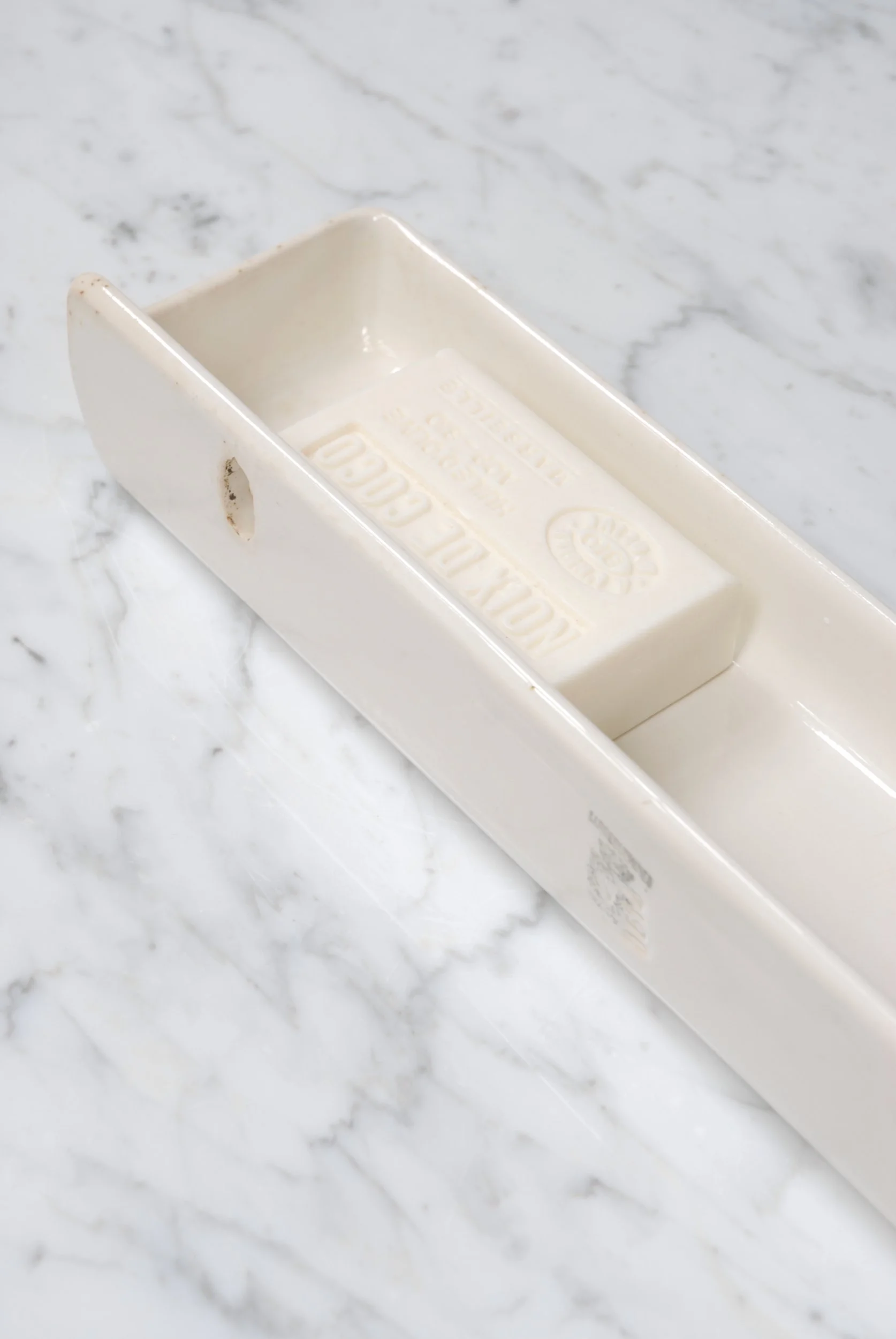SIZED 1577 Antique French Ceramic Soap Holder Dish.JPG