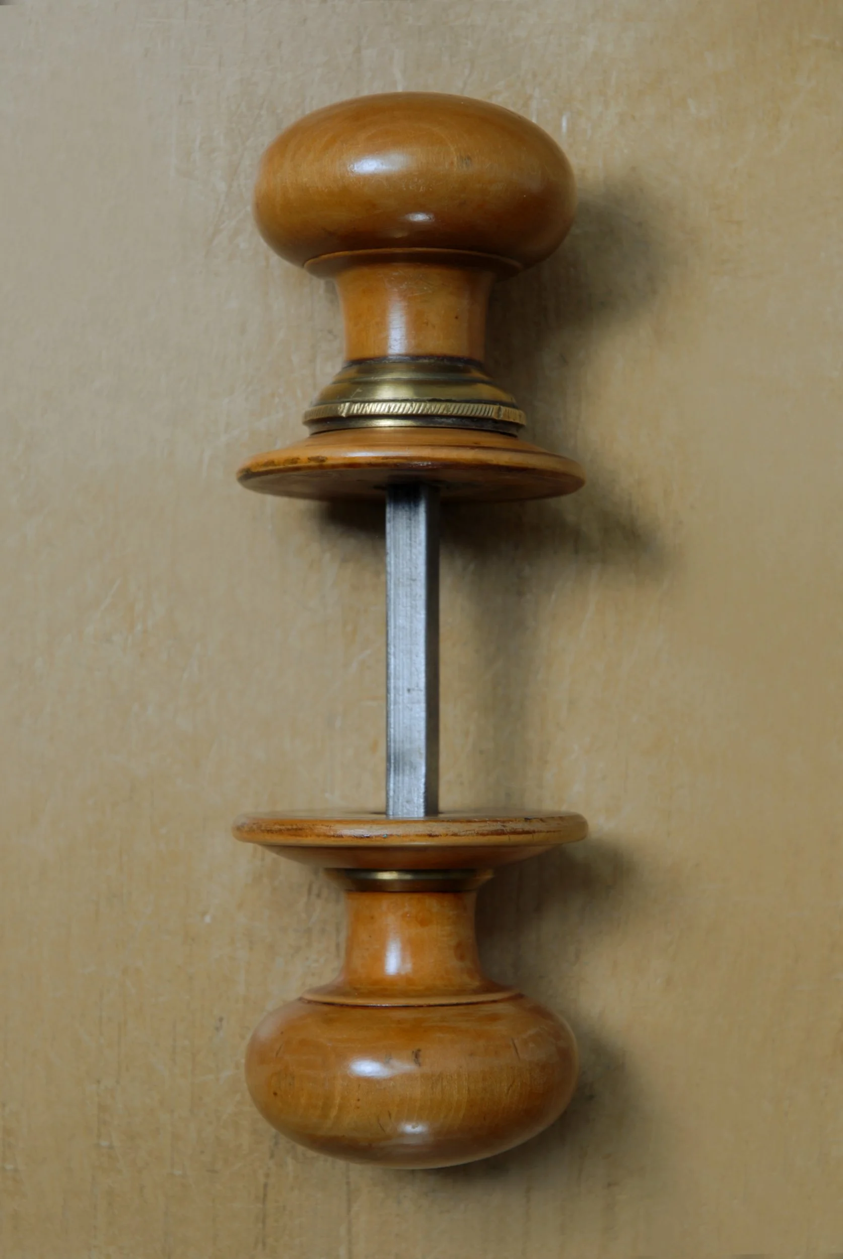 SIZED 1566 Victorian Wooden Door Handles Antique.JPG