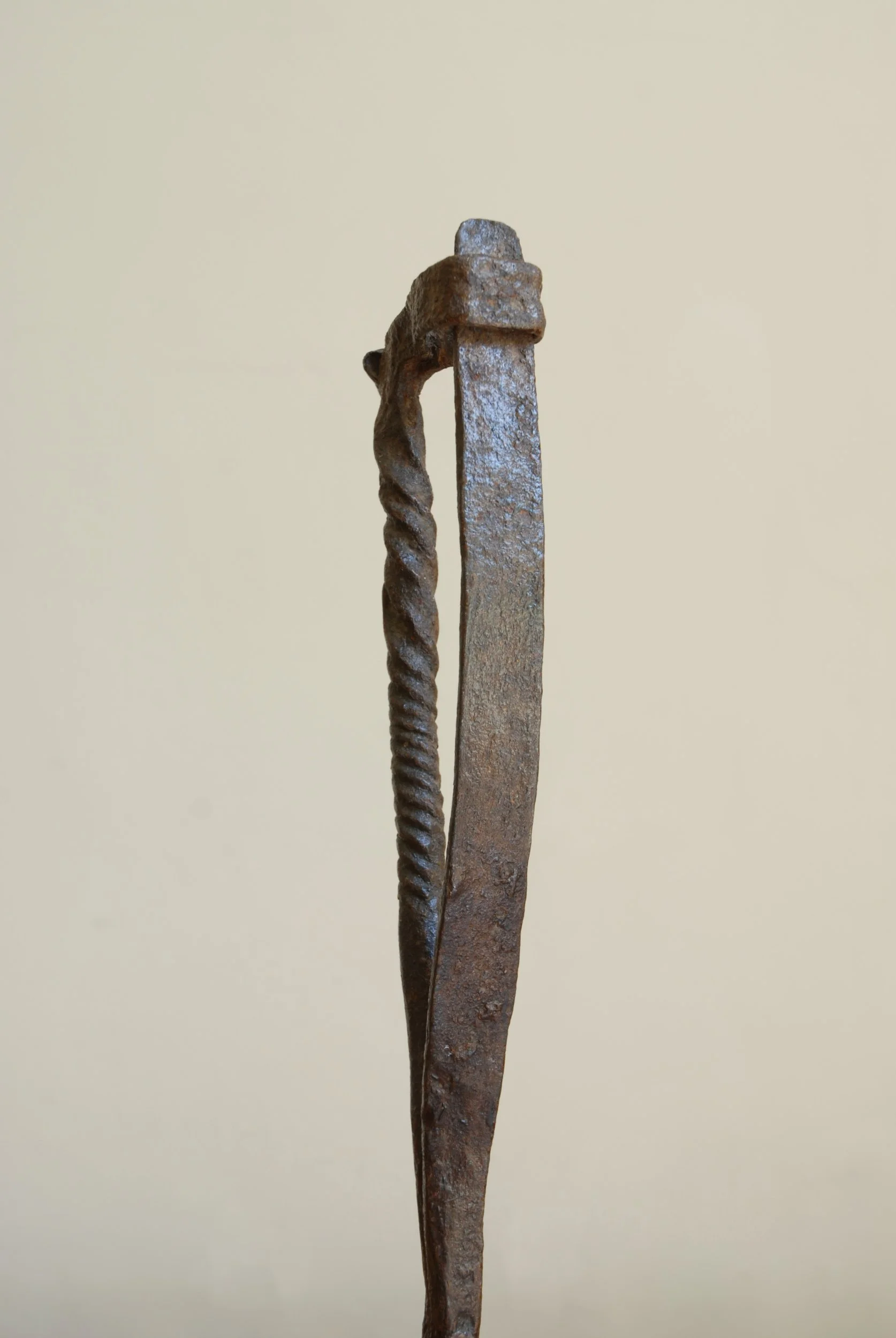 SIZED 1582 French Candlestick Antique.JPG