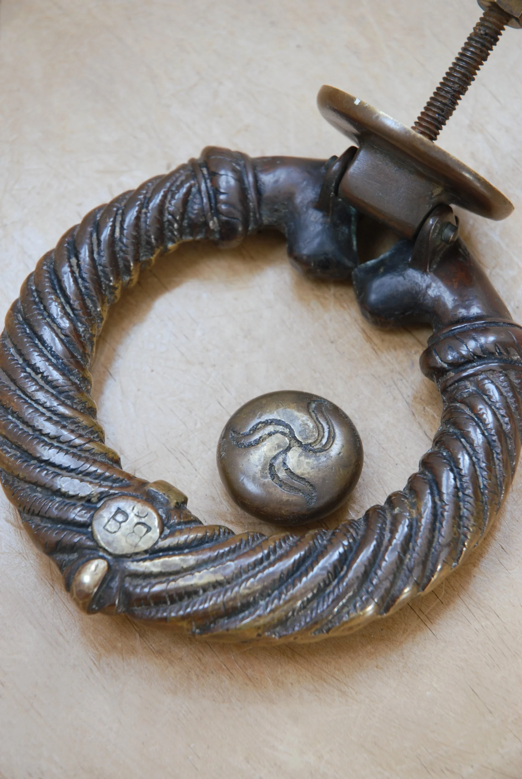 SIZED 1300 Bronze Door Knocker Waterandwooduk.JPG