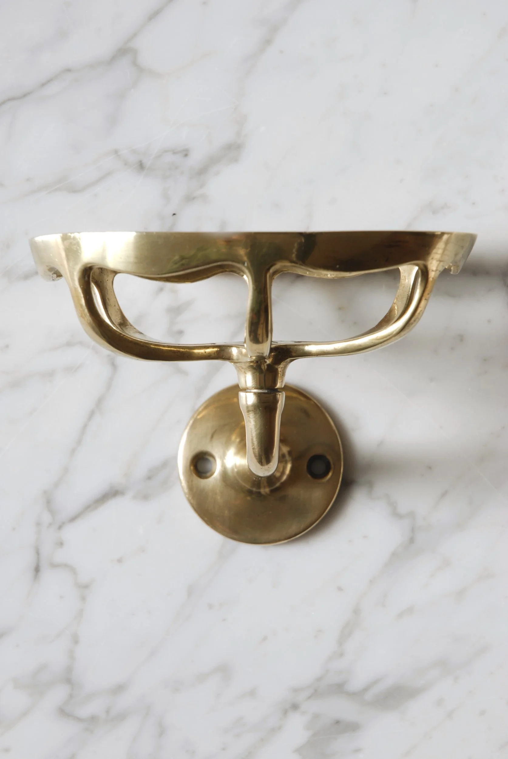 SIZED 1612 Antique Brass Soap Dish.JPG