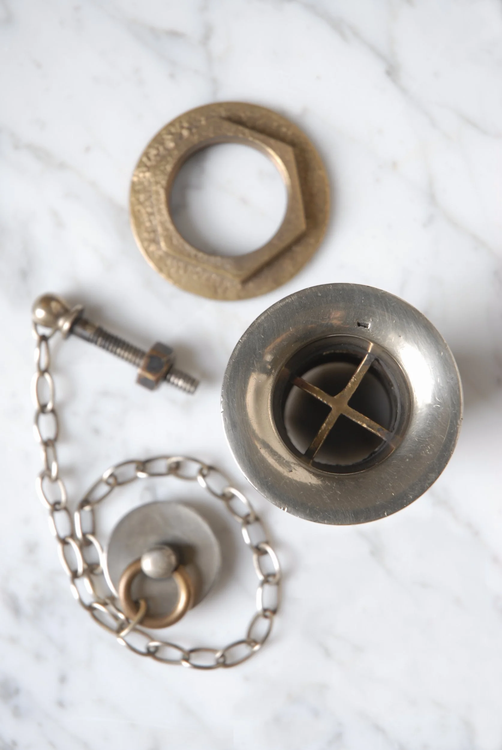 SIZED 1510 Brass Nickel Sink Waste Drain Plug.JPG