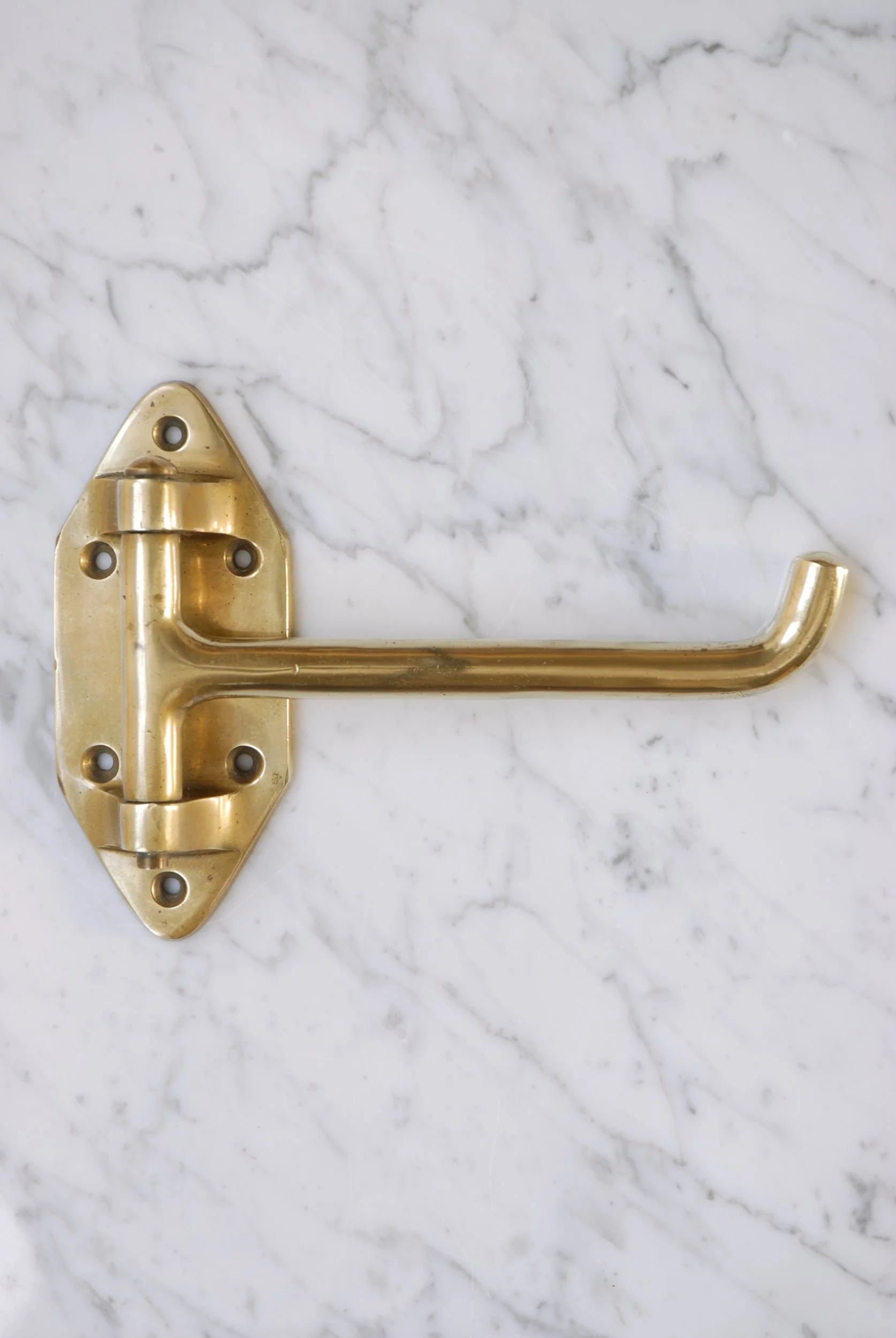 SIZED 1483 Brass Vintage Lavatory Roll Holder.JPG