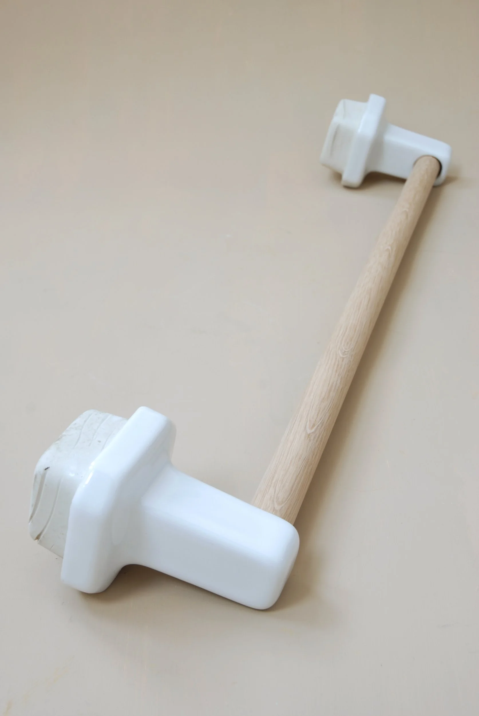 x1 Vintage Ceramic & Wood Towel Rail - 3 Available