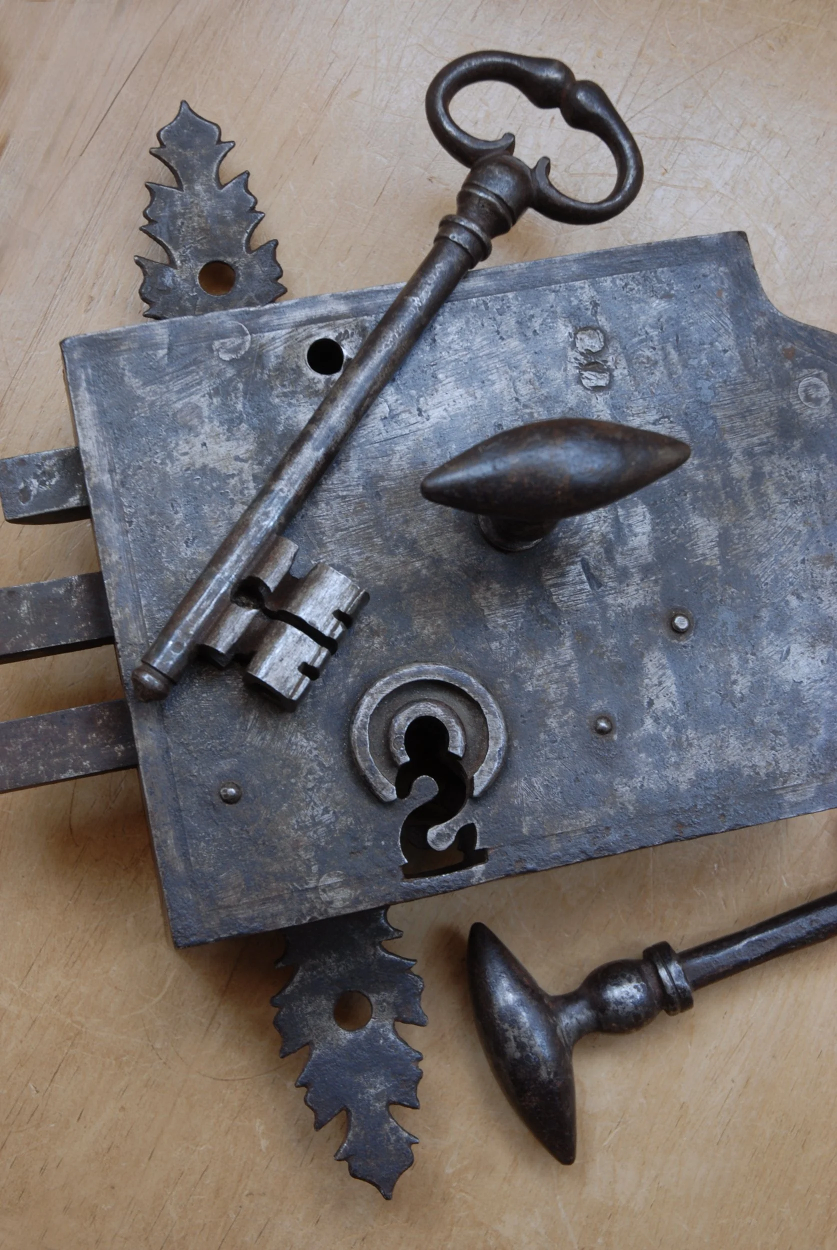 Large 18th Century French Iron Lock