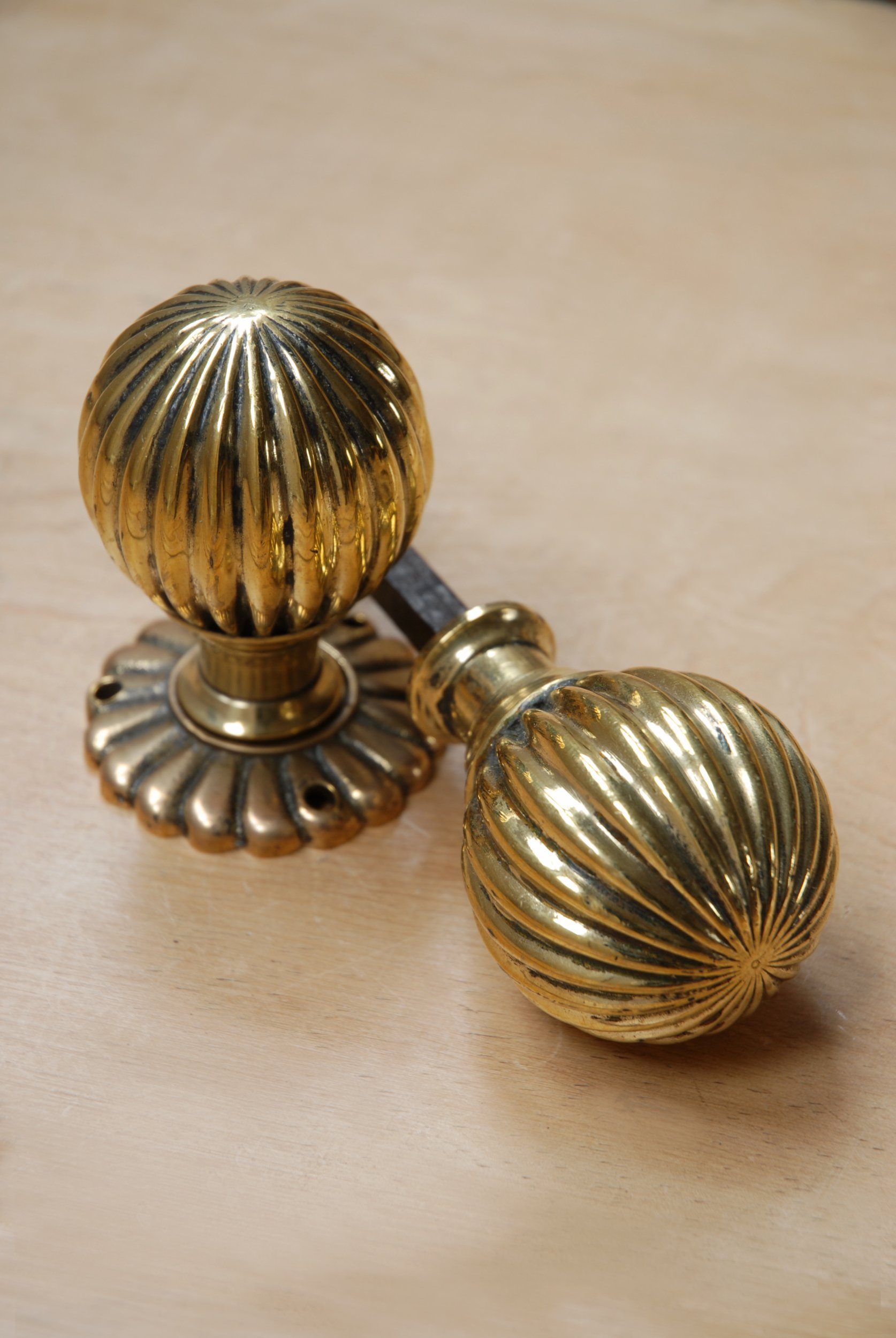 SIZED 1348 Brass Antique Door Handles.JPG