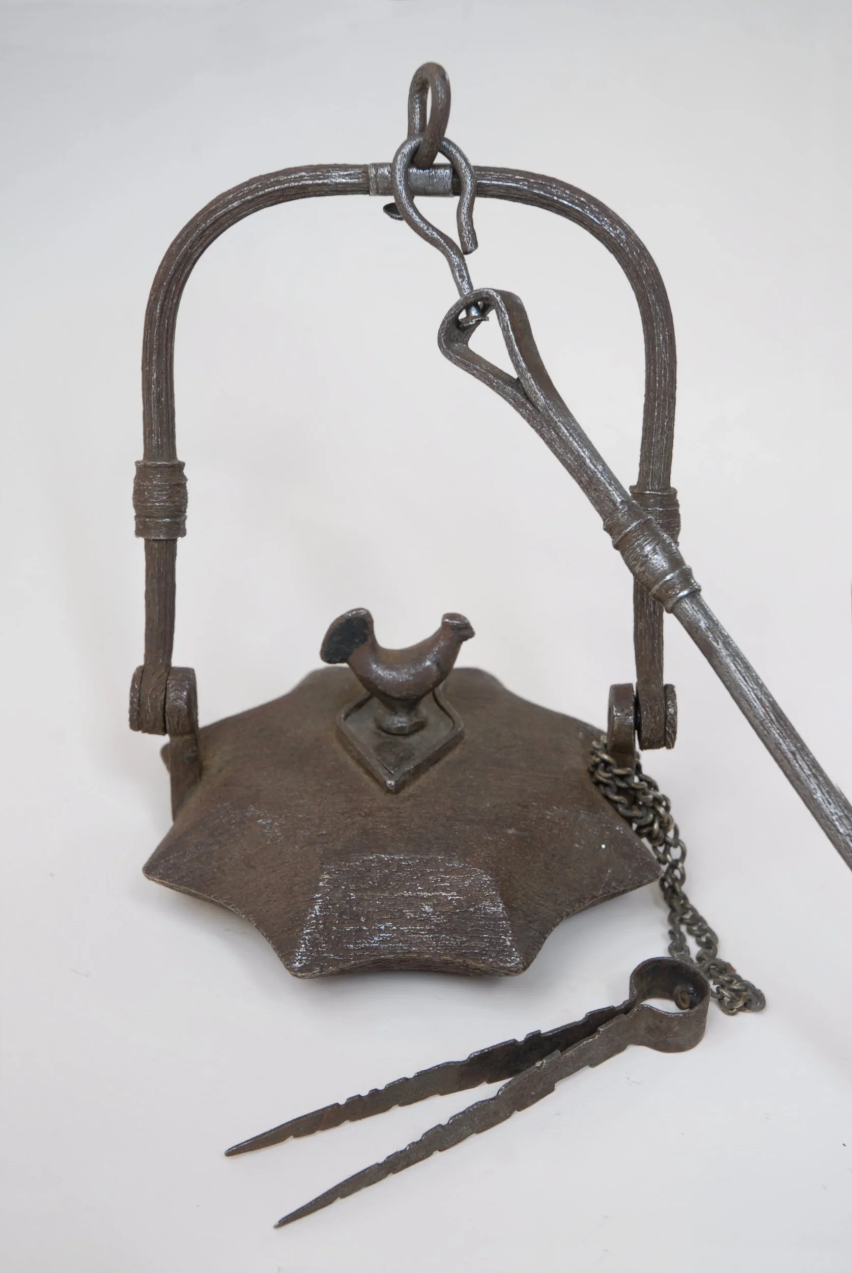 French Antique Oil Lamp