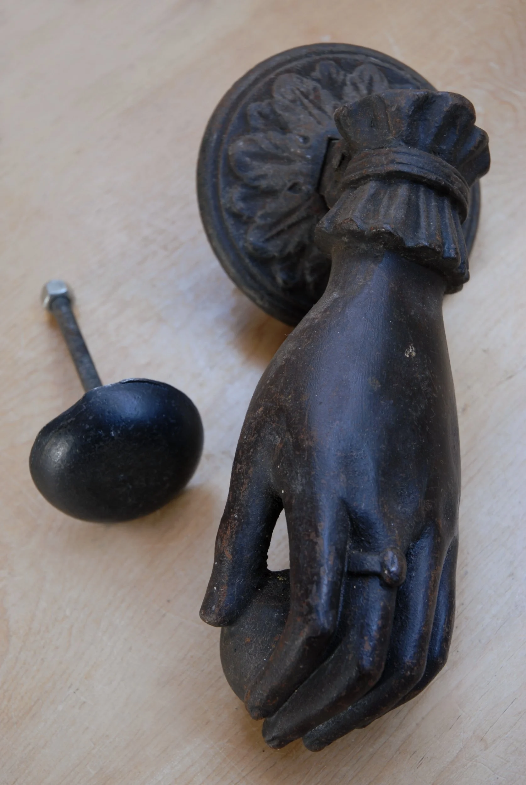 Antique Hand Door Knocker