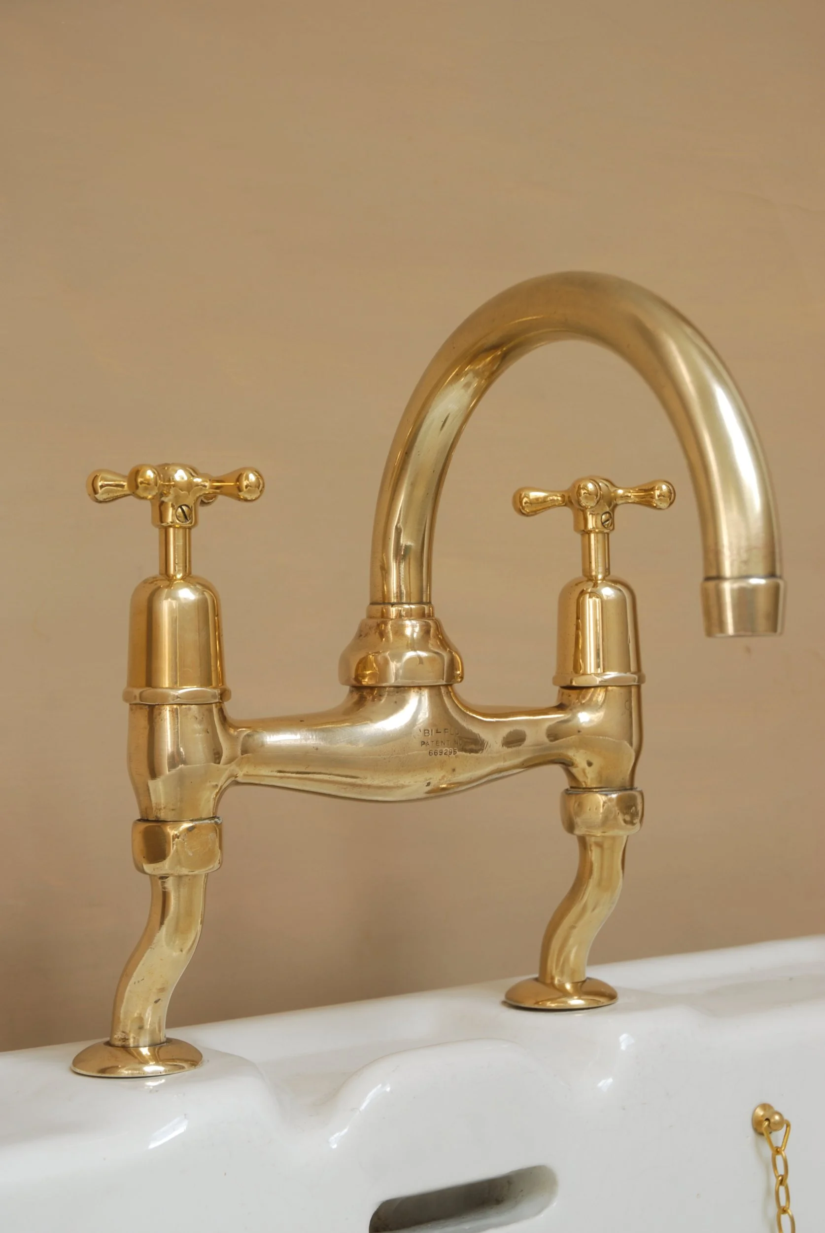 Vintage Brass Mixer Taps