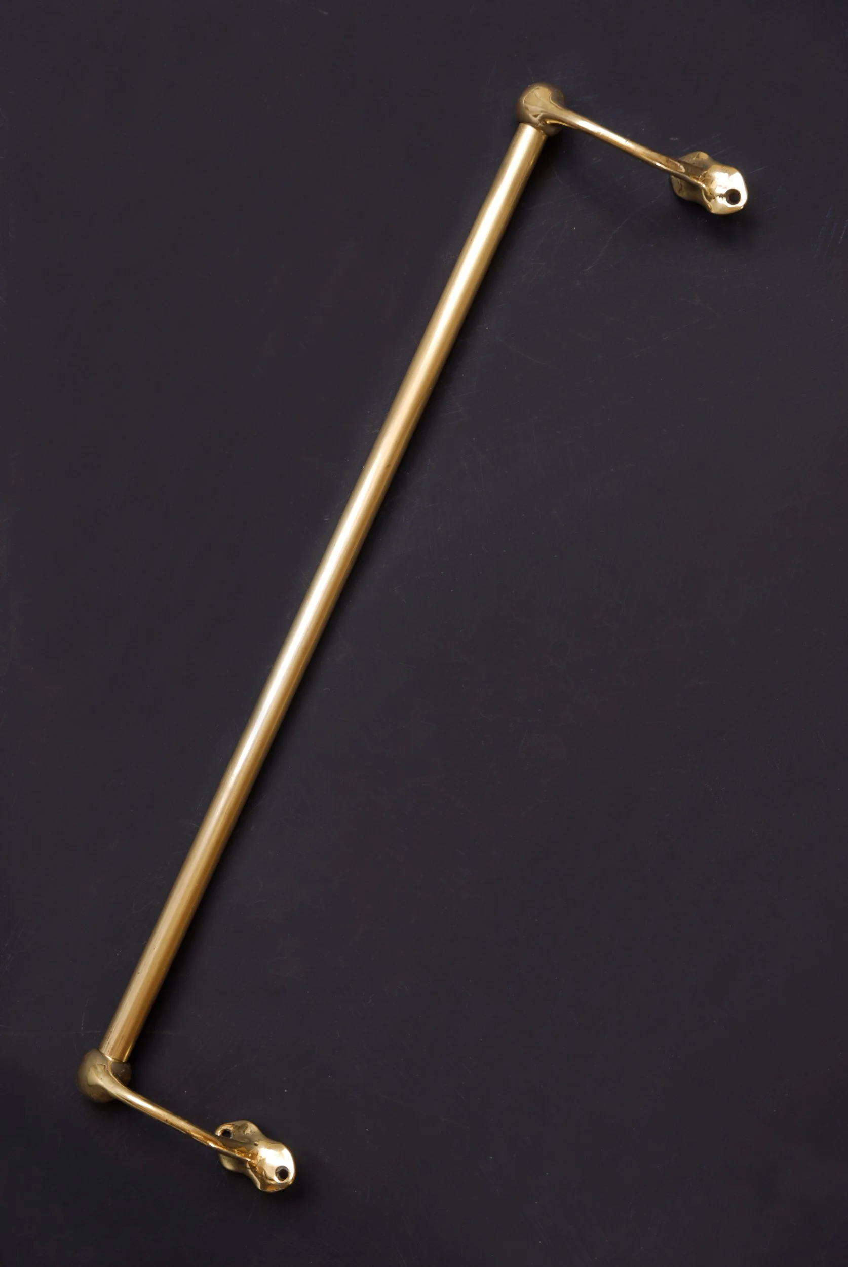 SIZED 1549 Edwardian Brass Towel Rail.JPG