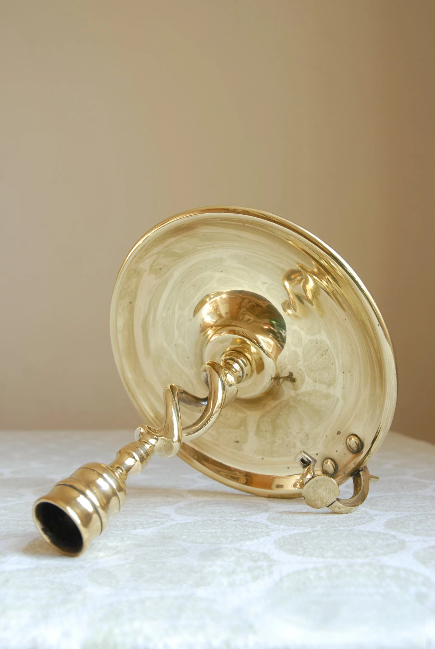 SIZED 1306 Brass Chamberstick Victorian Pair.JPG