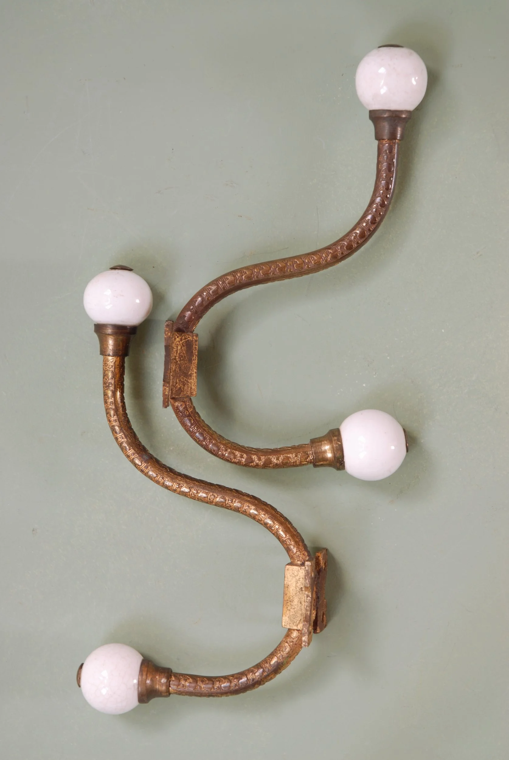 SIZED 1456 Coat Hooks Brass Ceramic.JPG