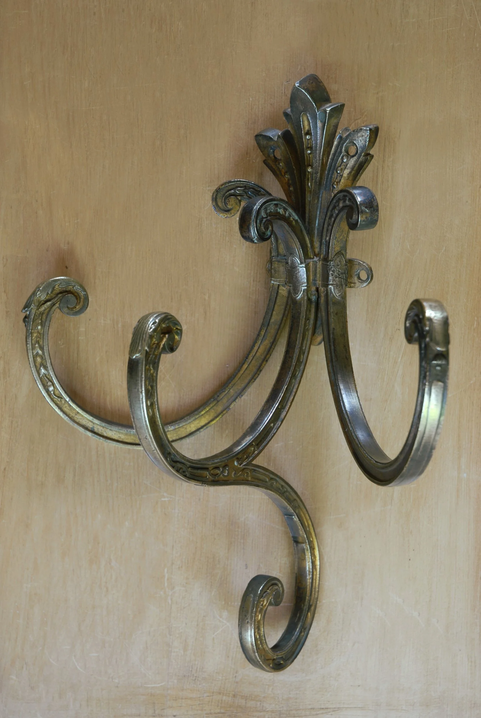 Extra Large Gilt Antique Hook