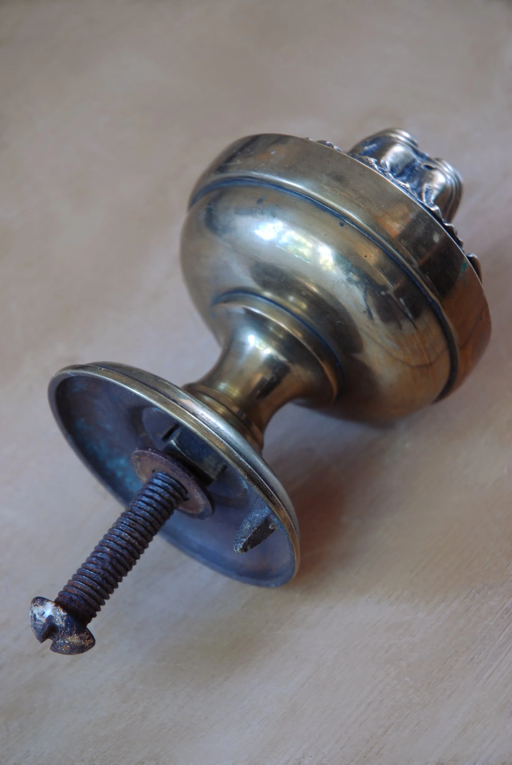 SIZED 1458 Georgian Brass Handle.JPG