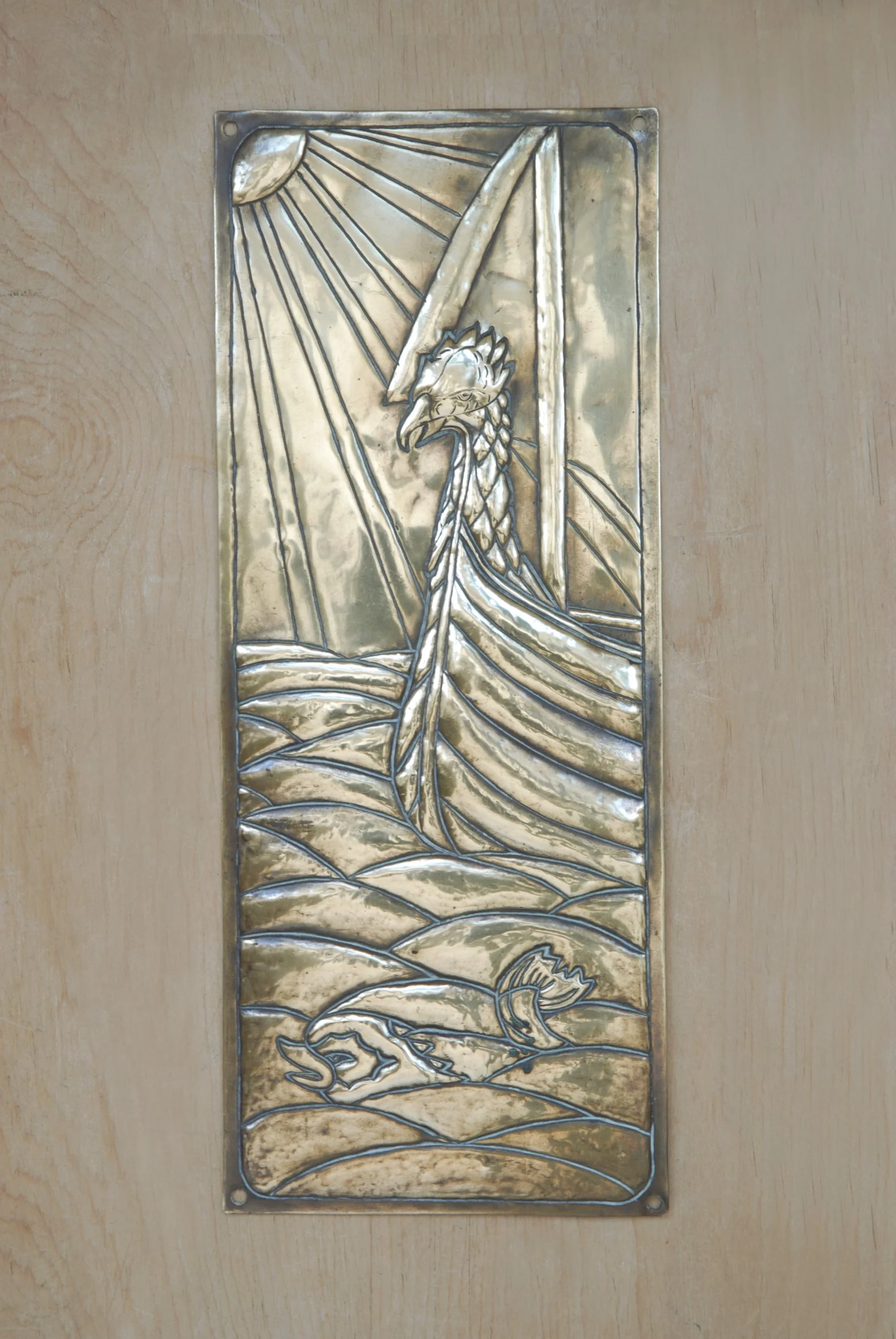 SIZED 1548 Brass Aesthetic Movement Plate.JPG