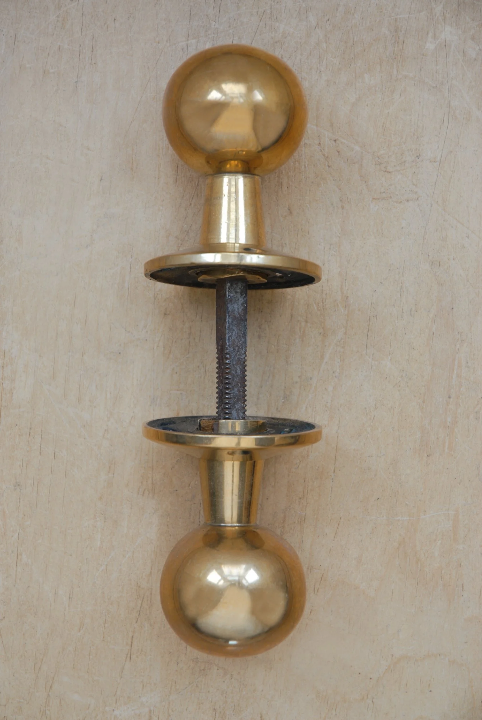 SIZED 1493 Mid Century Brass Door Handles.JPG