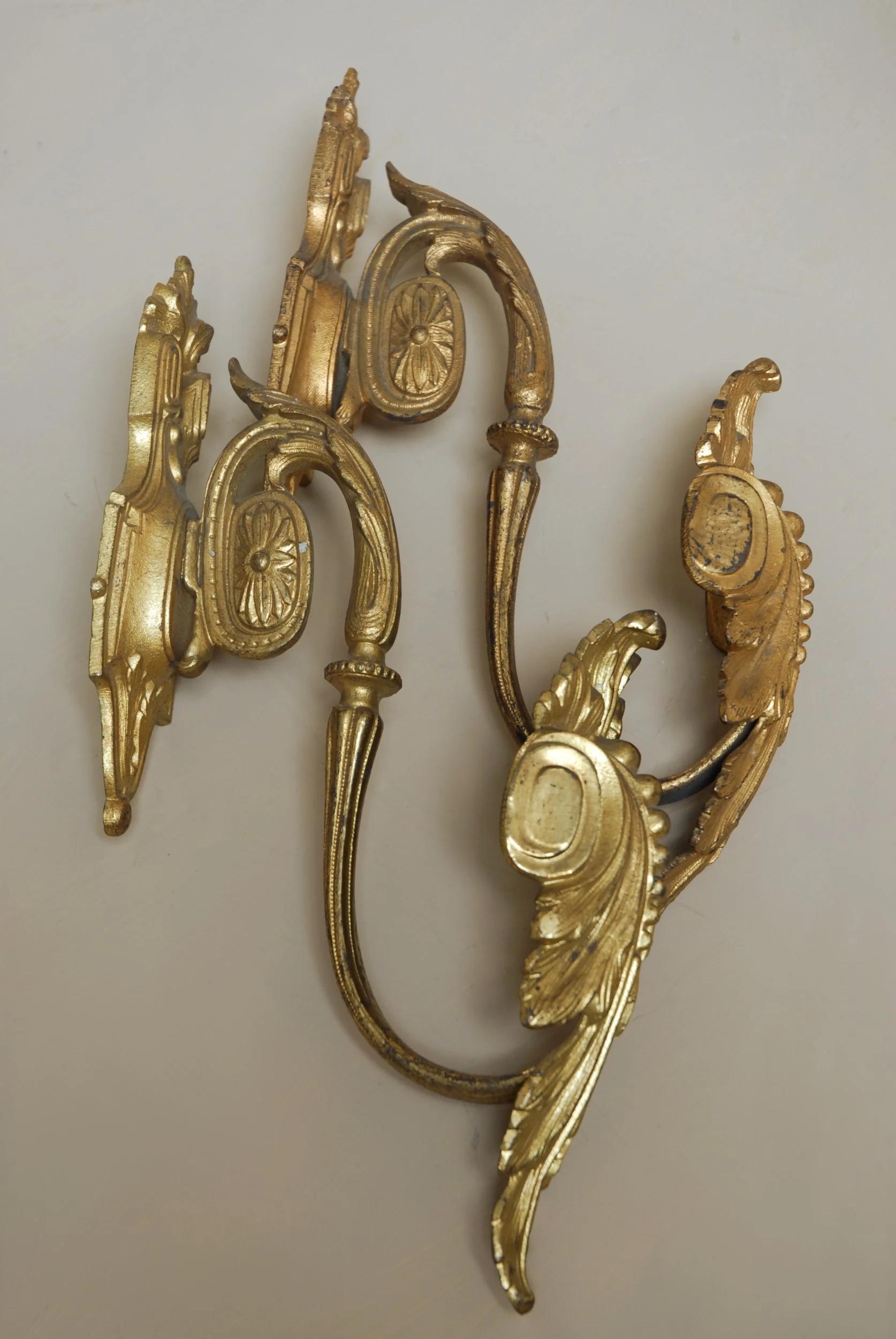 French Gilt Curtain Tie Backs