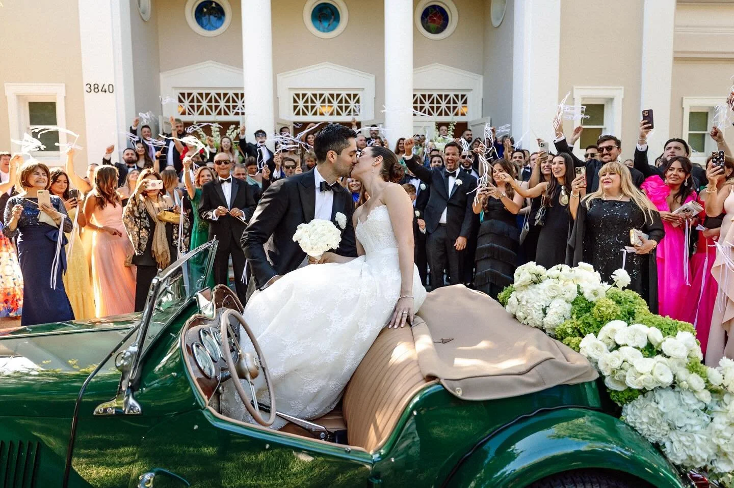 A joyful send off for Alex + Andres!