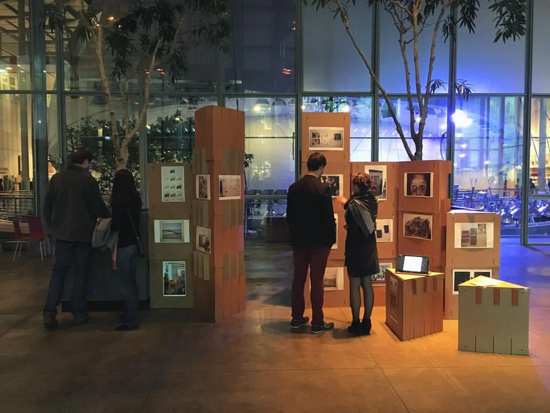 Pop up exhibition at the Academy of Science, San Francisco