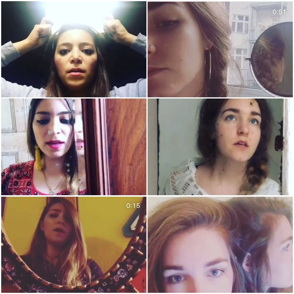 Stills from the Songs About Distance original Instagram series