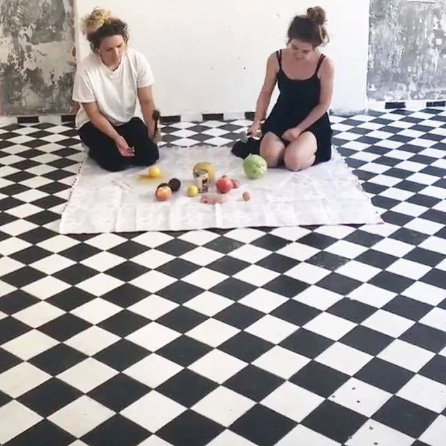  From performance at Grüntaler9 gallery as part of the Project Space Berlin festival August 11, 2018 