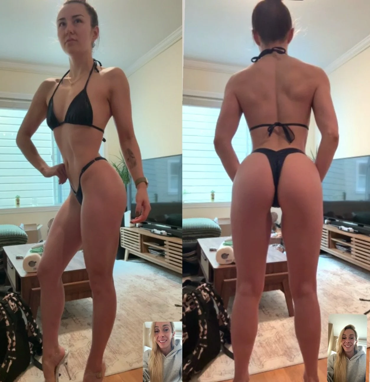 @jewelslifts almost ripe! 

3&amp; 5 weeks out until she hits the stage for her bikini debut!