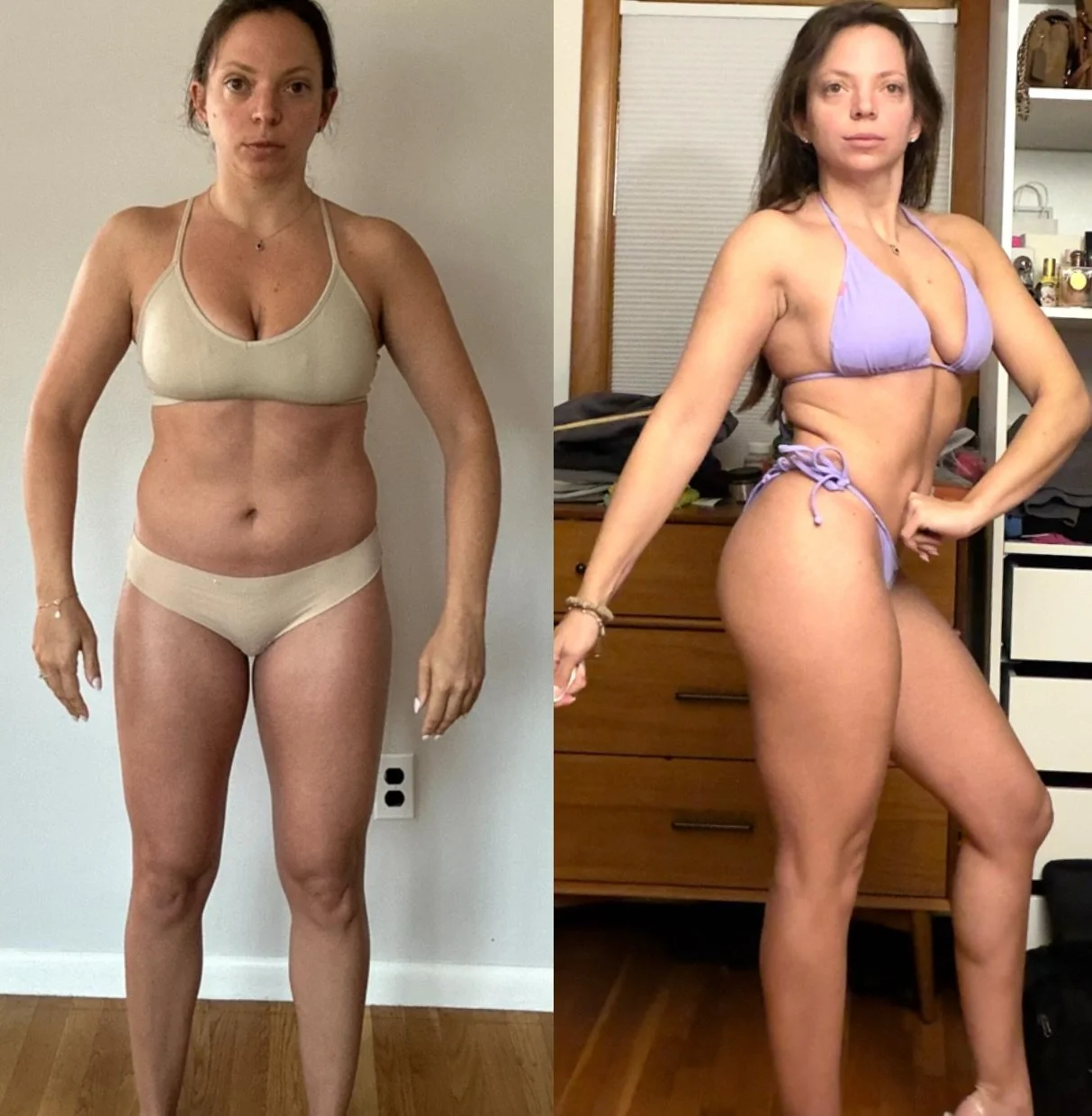 Just about a year of personal training together and 5 months into coaching for nutrition for @stephiee108 !

She&rsquo;s really pushed herself out of her comfort zone and is now embarking a new journey towards the bikini stage.

Steph works as a hosp