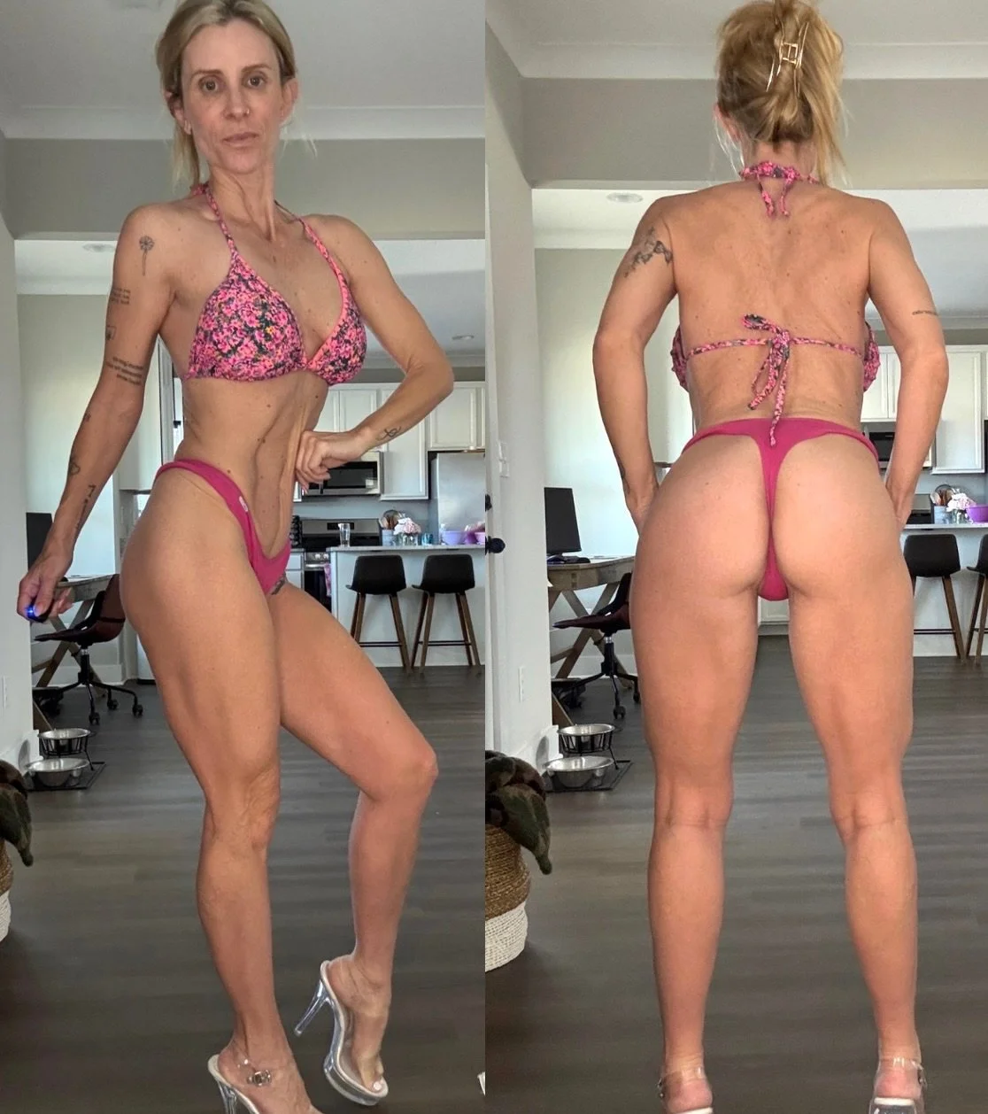 143# at the start of prep , currently 117# at 9 weeks out!

This is @_lauren_dayle_ &lsquo;s first prep and she had absolutely handled it like a pro!

@npc_northeast 
@ultraflex_gym_saugus