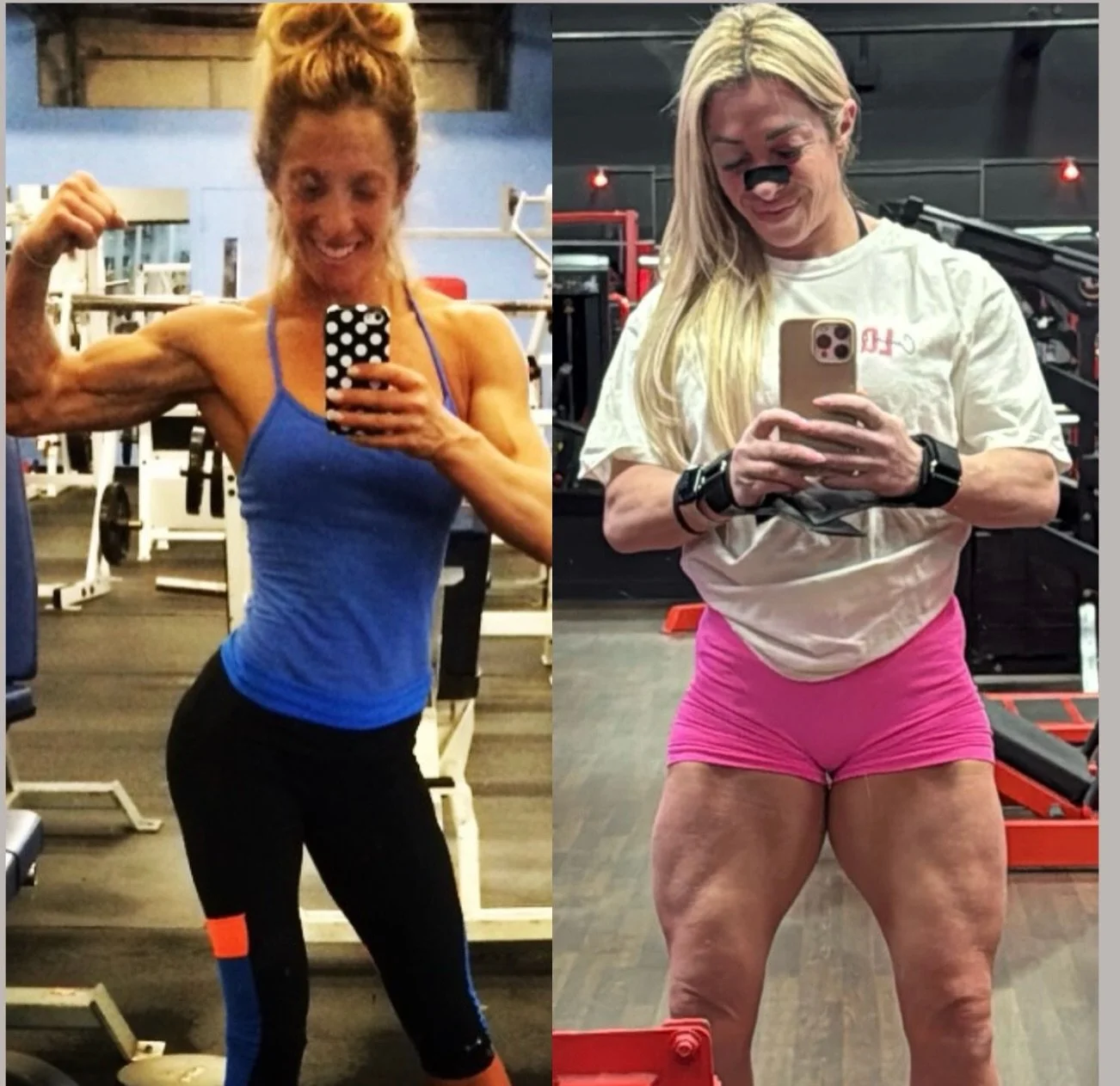 She still loves a good selfie but also learned shrinking wouldn&rsquo;t make her love herself .

Tonsssss of food, 5 days a week in the gym and TEN YEARS later&hellip;.