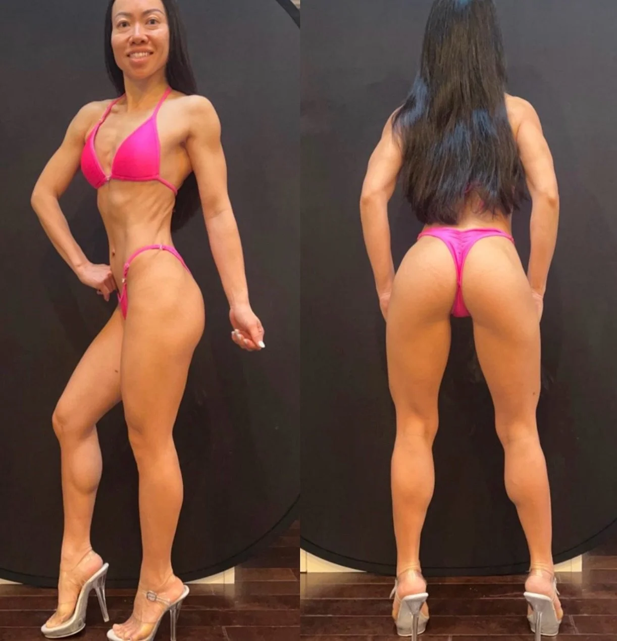 New low for the small but mighty @yourstrulyjulie of 101#!

Down 24# since starting prep and we have another 2 weeks until show #1.

If I tell Julie to jump she asks how high.

I&rsquo;m so grateful for our friendship built over the last few years an