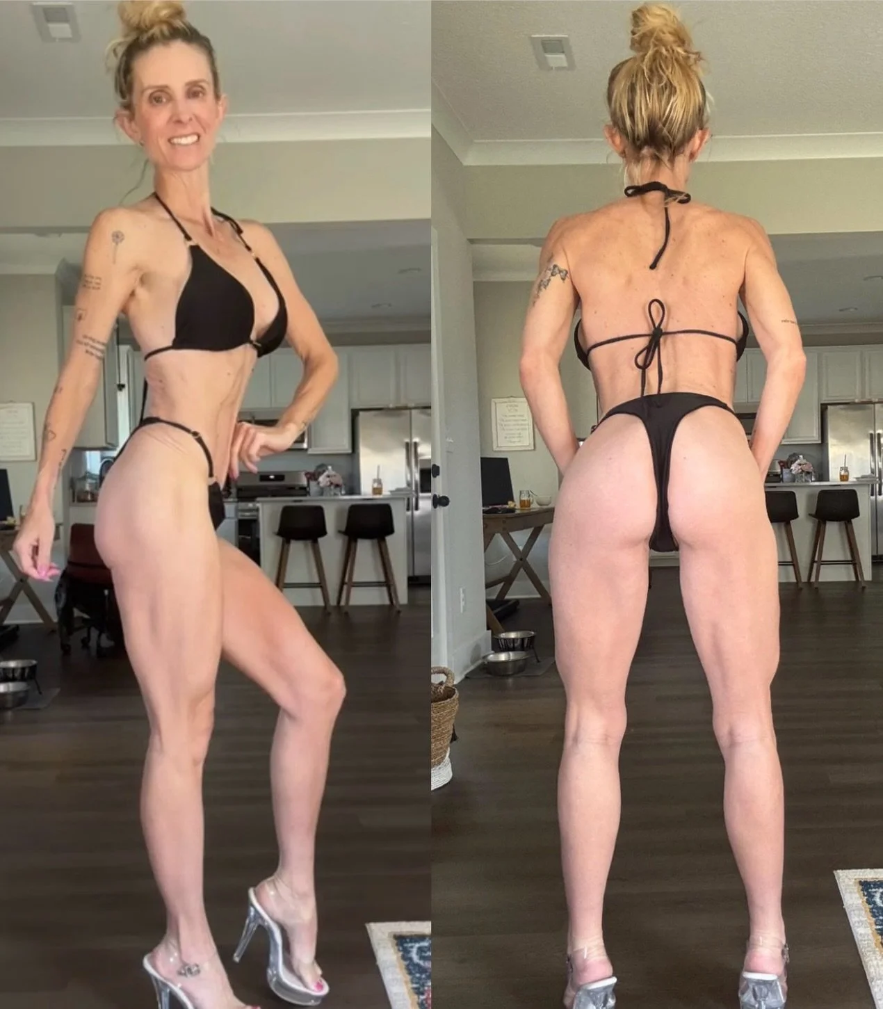 A new low today of 107# for @_lauren_dayle_ down from 143# starting prep.

This was one of the smoothest preps I&rsquo;ve ever seen which is even crazier being her first!

11 days to bring it all together!💃🩷