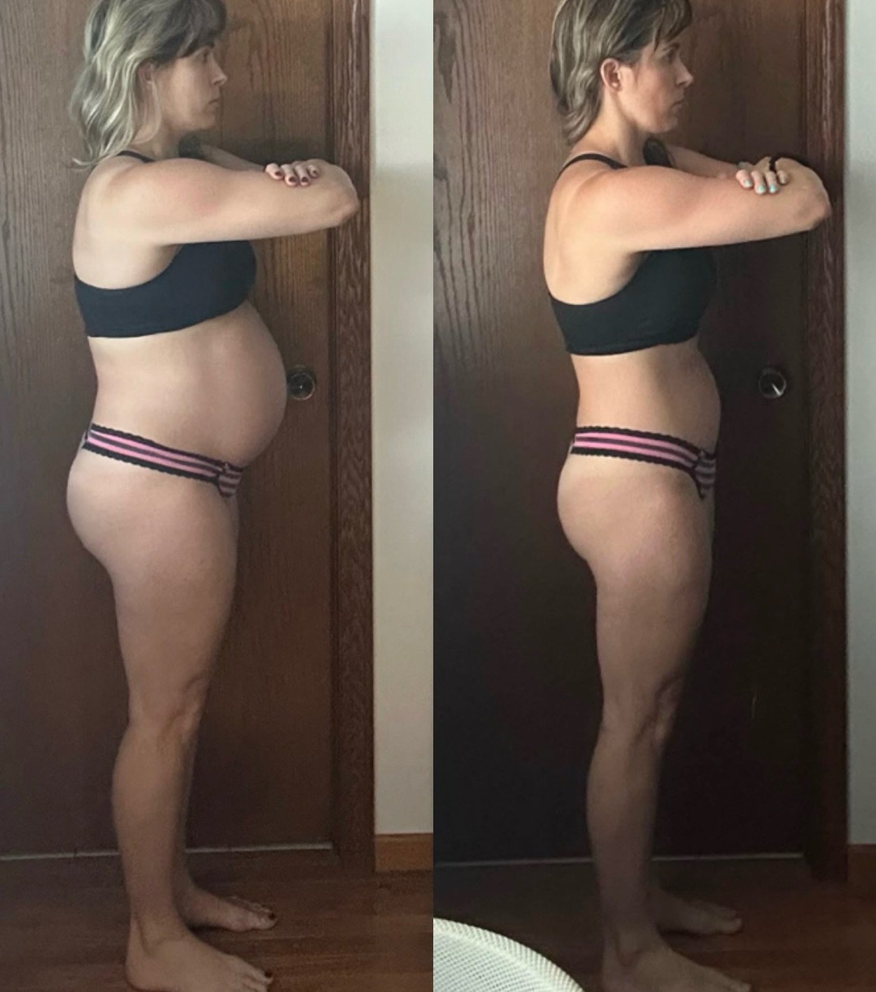 8 months PP for this mama!

She&rsquo;s had her hands full with two under 2 + working full time but has still made her health a priority.

We&rsquo;re 6# away from our goal weight and 30#

It&rsquo;s marathon not a sprint &amp; everyone&rsquo;s journ