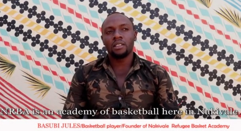 Meet Basubi Jules, The founder of the Basketball Academy in Nakivale! 