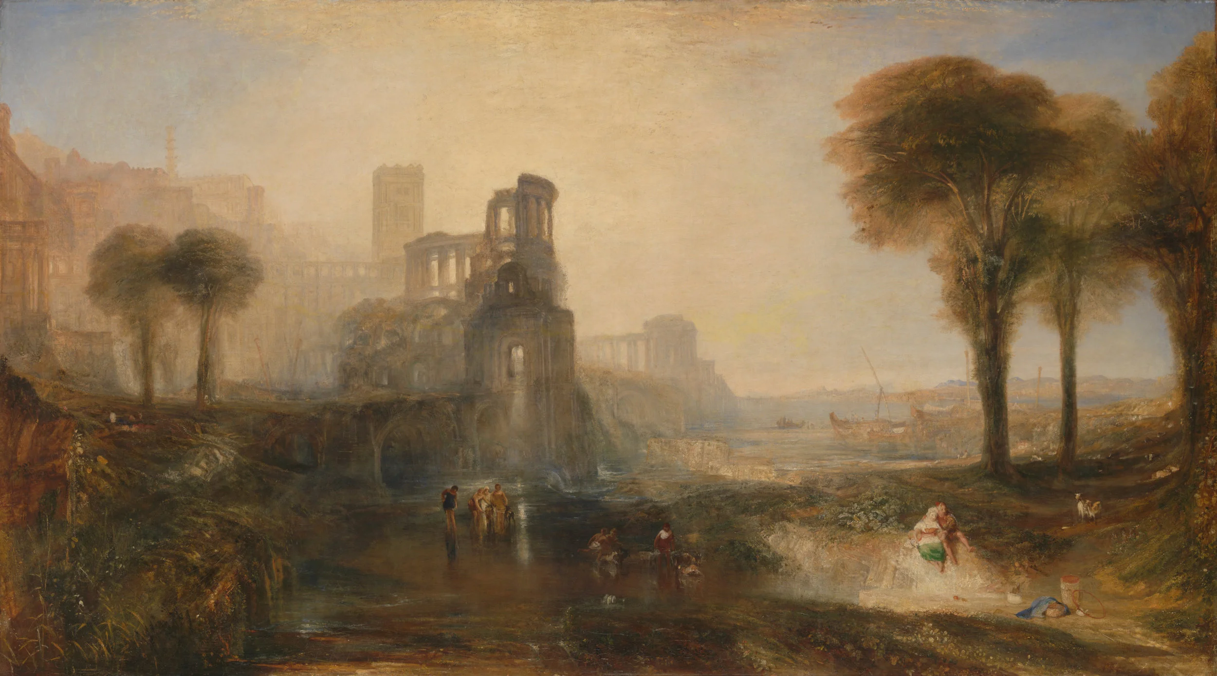 J. M. W. Turner, Caligula’s Palace and Bridge, 1831 © Tate Britain, Photo © Tate CC-BY-NC-ND 3.0 (Unported)