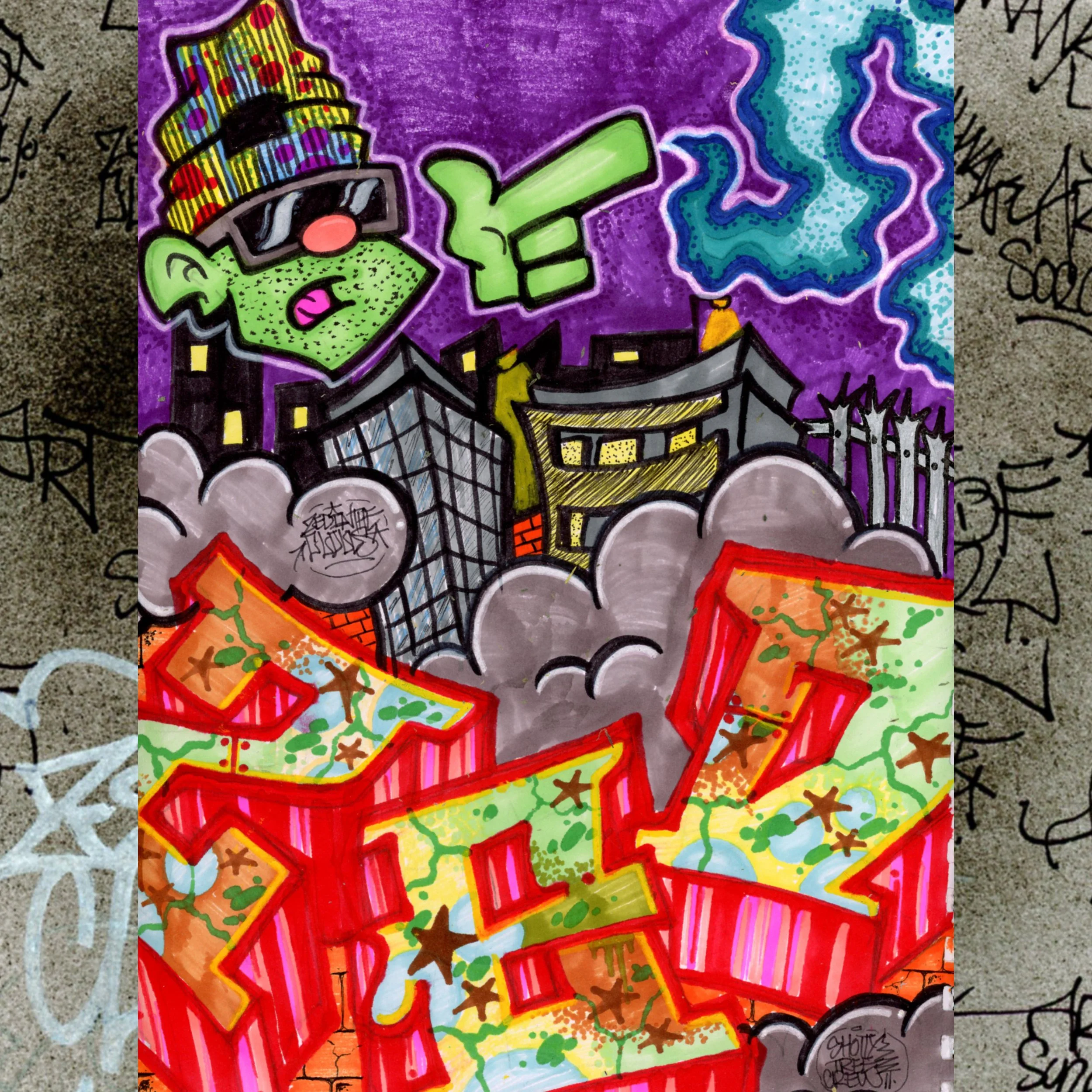 Zed in the Clouds : Stroud Town Centre
