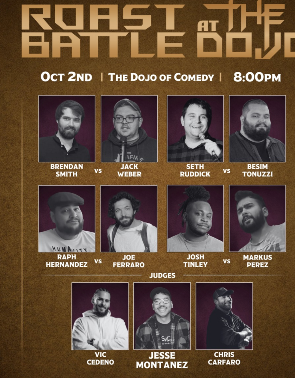 Dojo Roast Battle/Judge - Dojo of Comedy