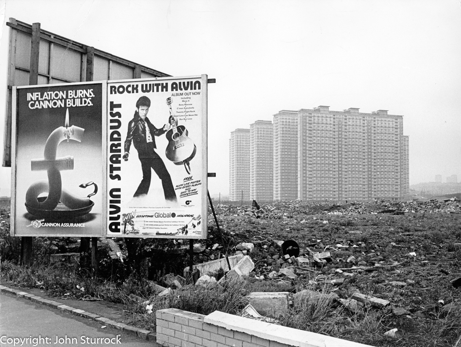  Red Road flats, Glasgow,  1975 