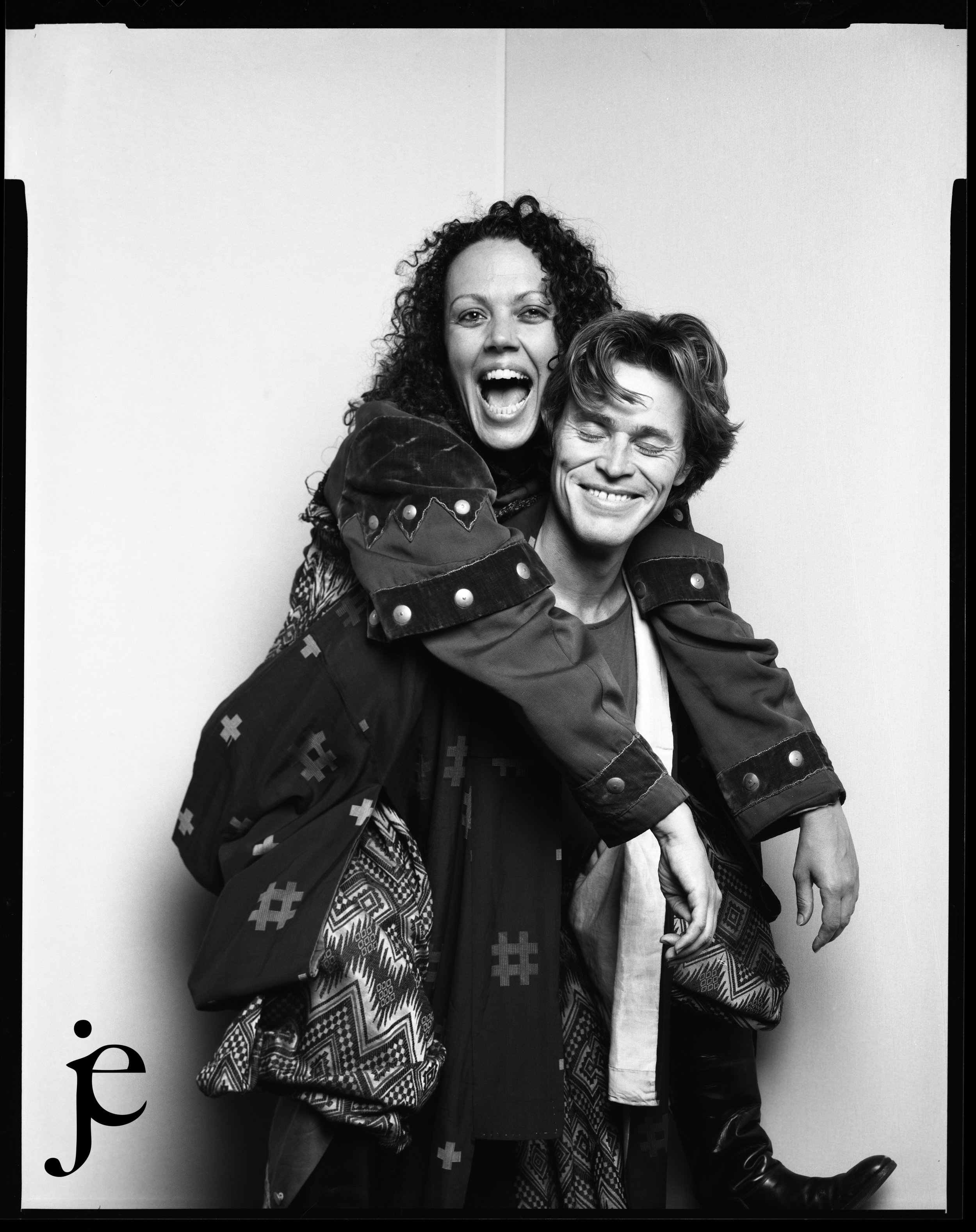 Willem Dafoe and Kate Valk. Soho, New York City 1993