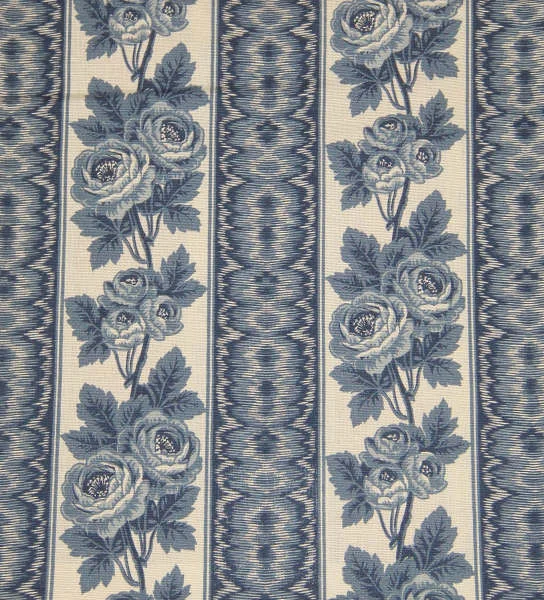 ROMANY STRIPE LINEN BLUE