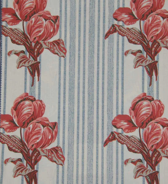 TULIP STRIPE RED BLUE