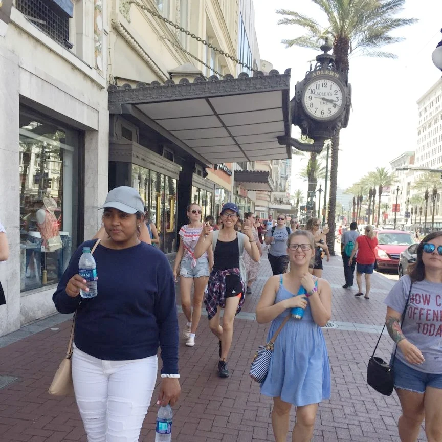 New Orleans (on a field trip exploring the city)