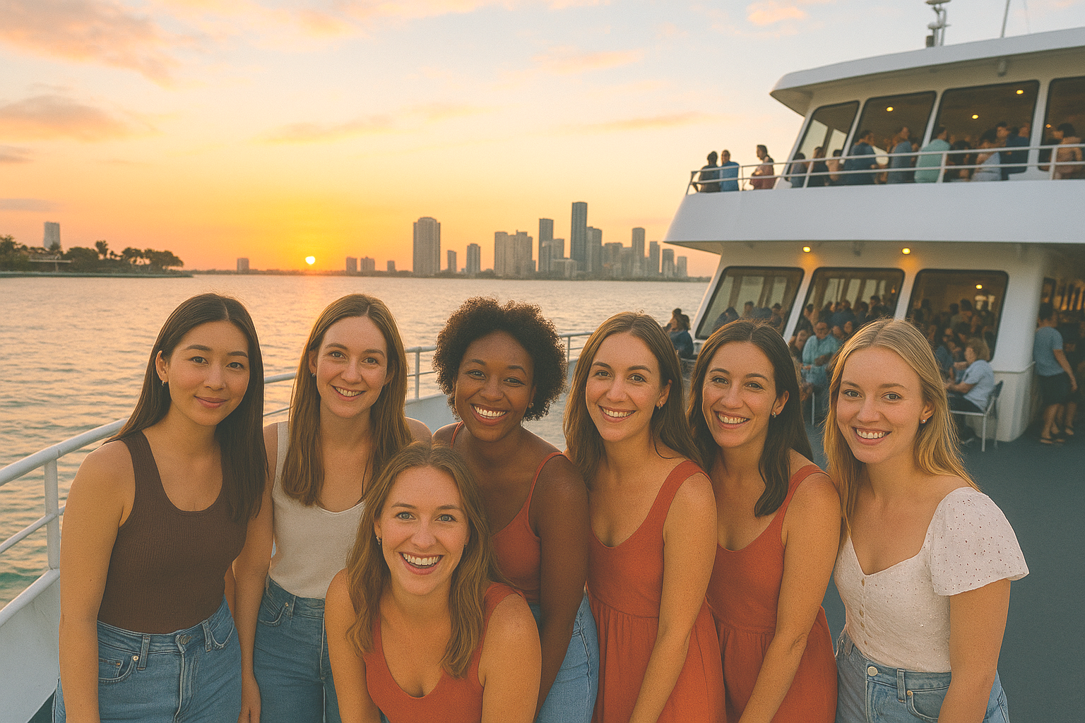 Au Pair Weekend Course in Miami - Sunset Cruise.png