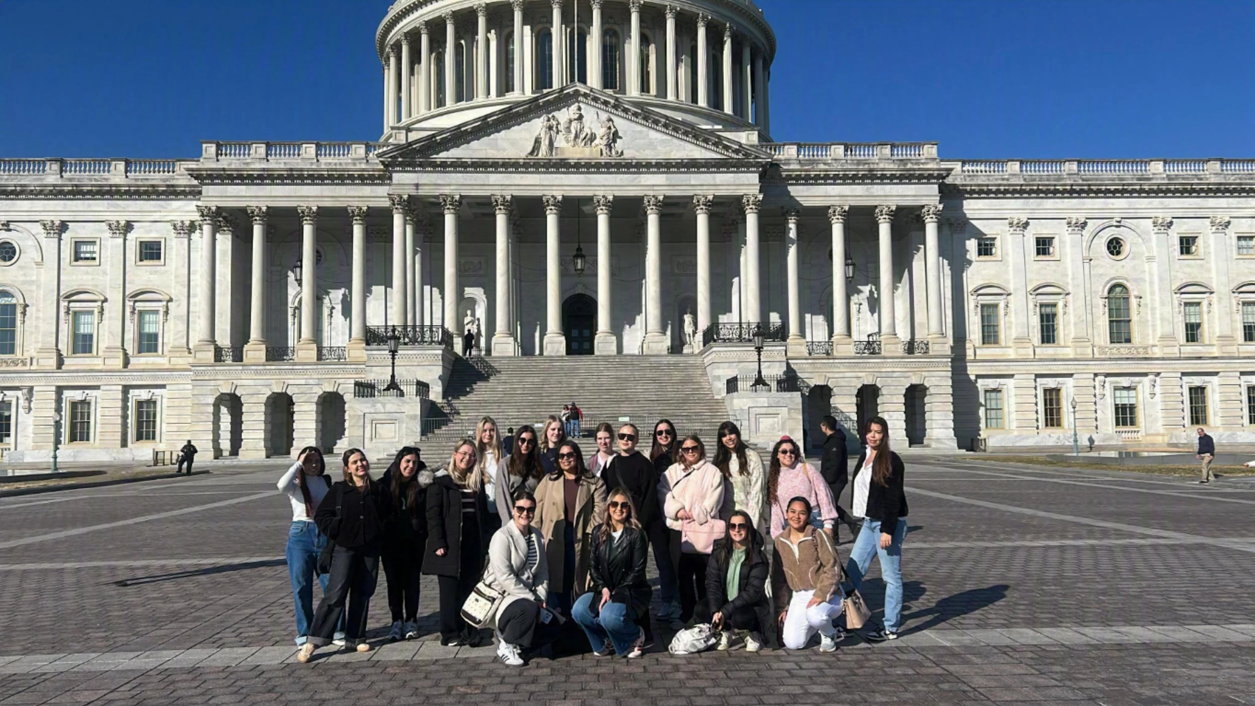 Au pairs exploring Iconic America in Washington, DC