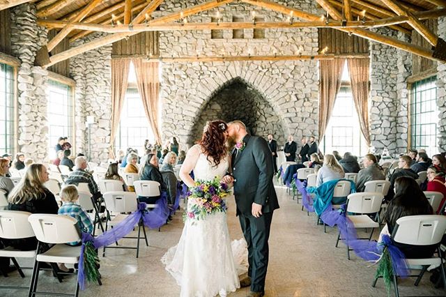Congratulations to Ashley &amp; Ryan who celebrated their wedding at the Dining Lodge this past weekend! This marked the last event of the 2019 season for the venue. See you in May 2020! 
Special thanks to @tabbymillerphotography for sharing all so m