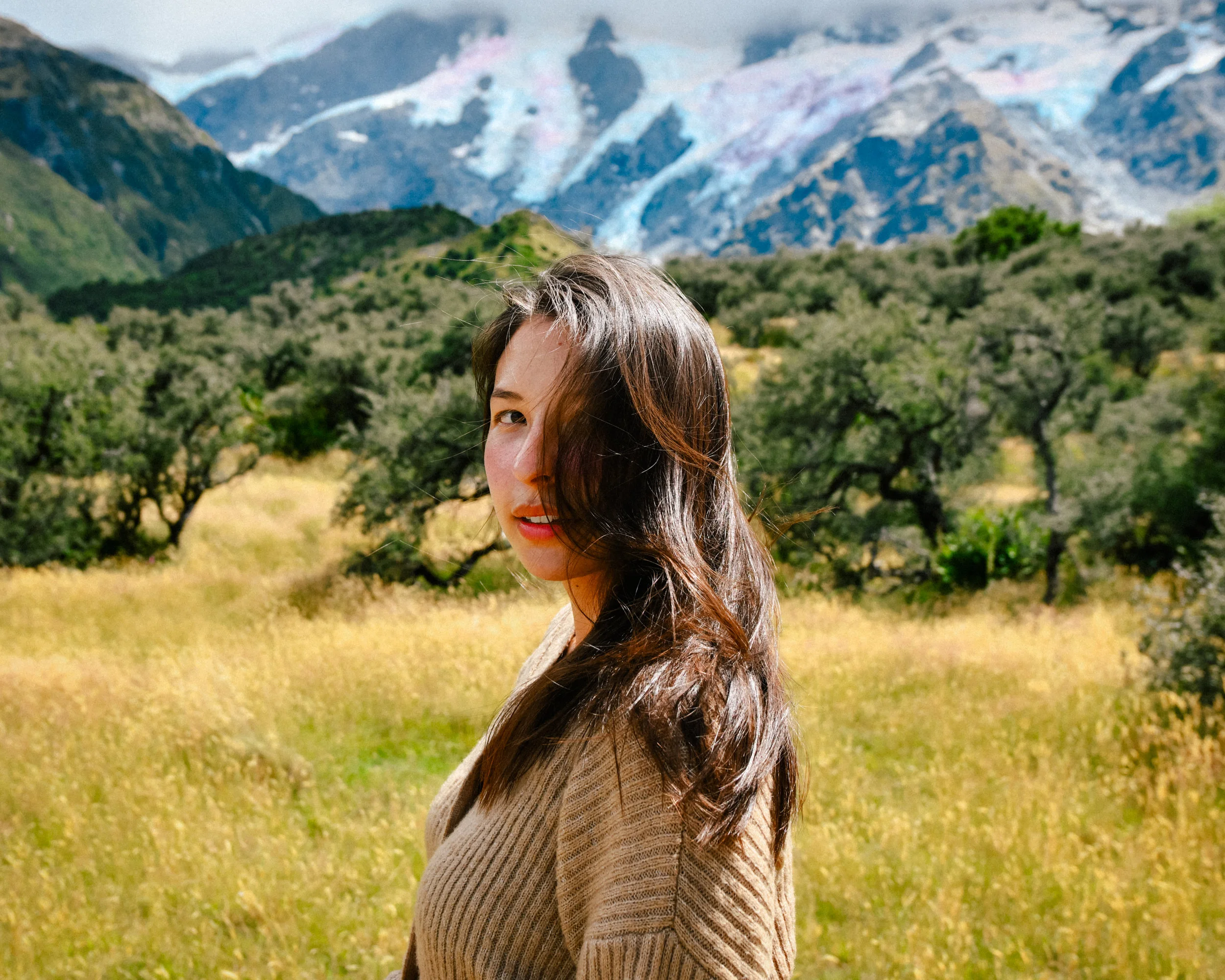 My profile in Mt. Cook