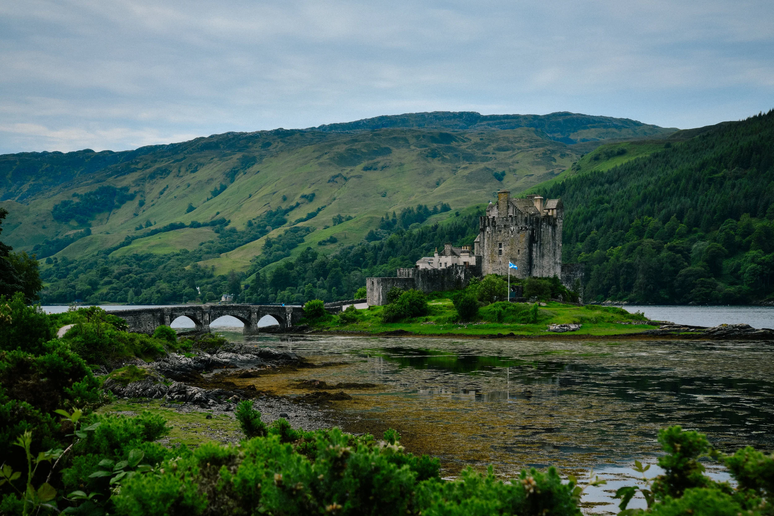 A castle in the scottish highlands
