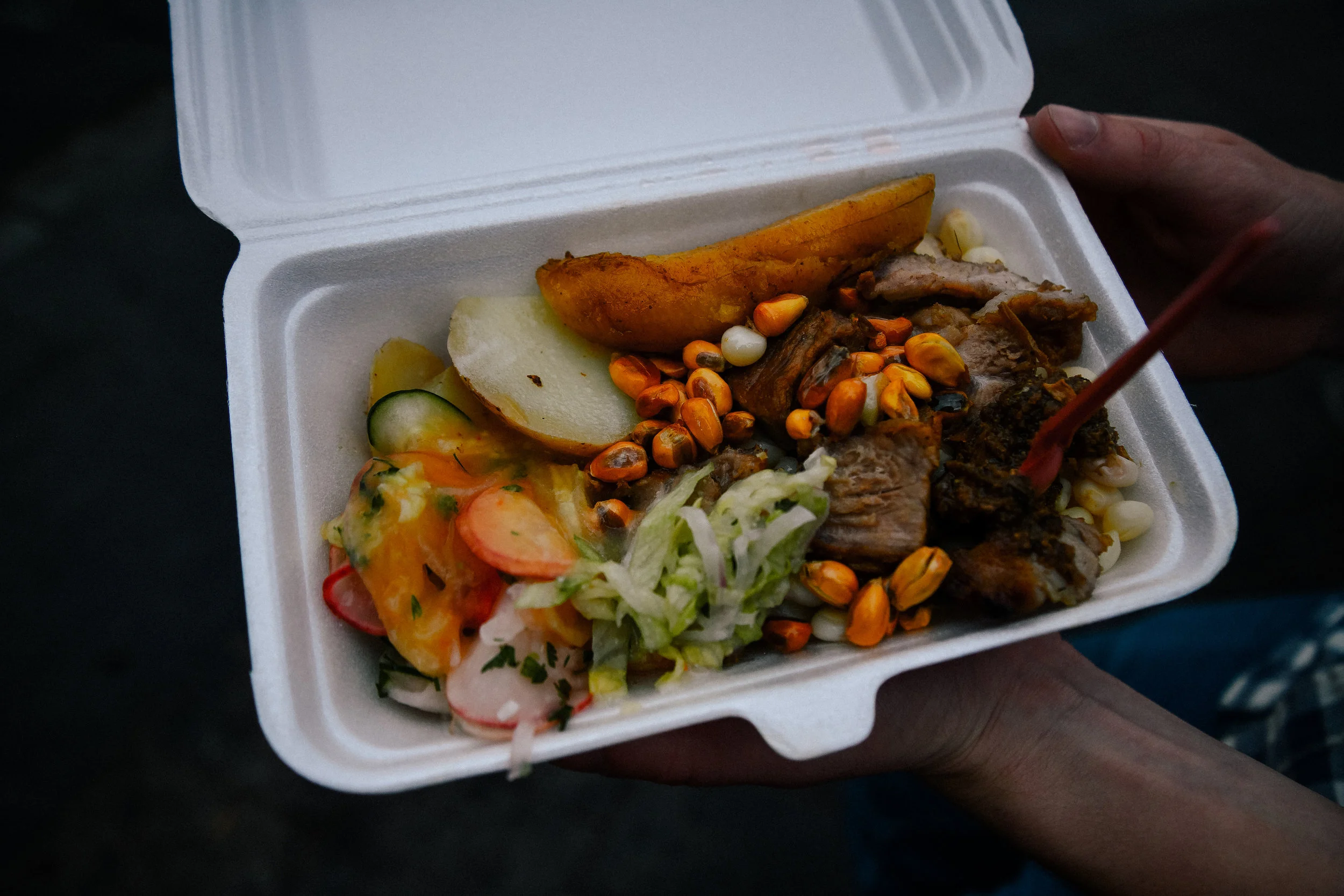 street food in ecuador