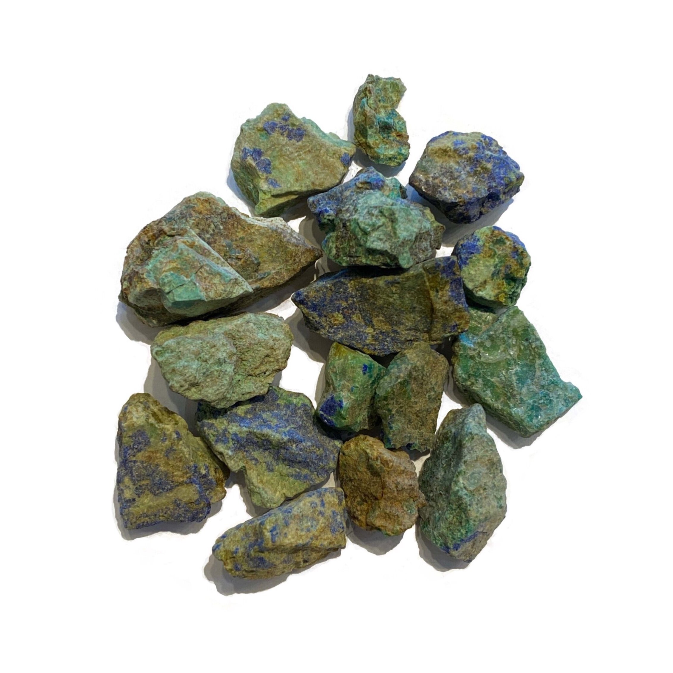 Azurite w/ Malachite Natural Rough Crystal