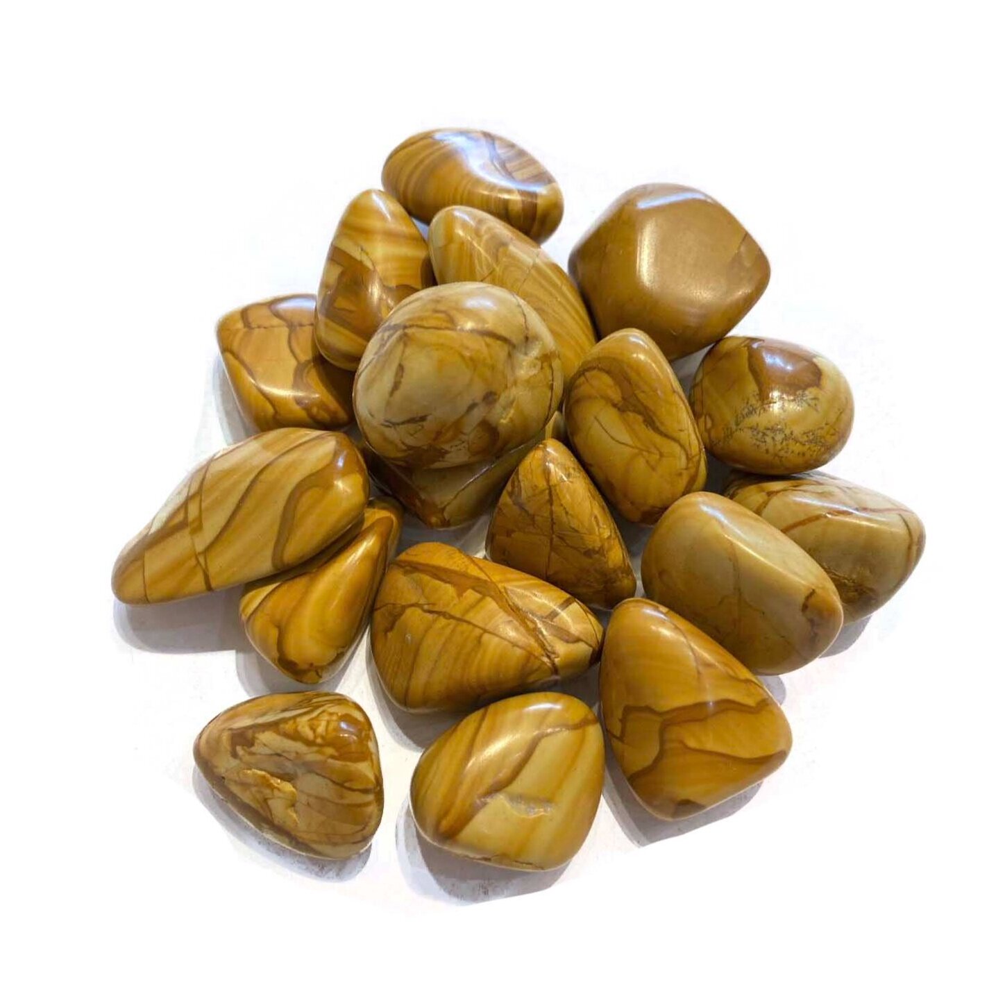 Walnut Jasper Tumbled Crystal