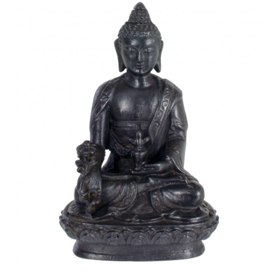 Buddha Black Resin Statue